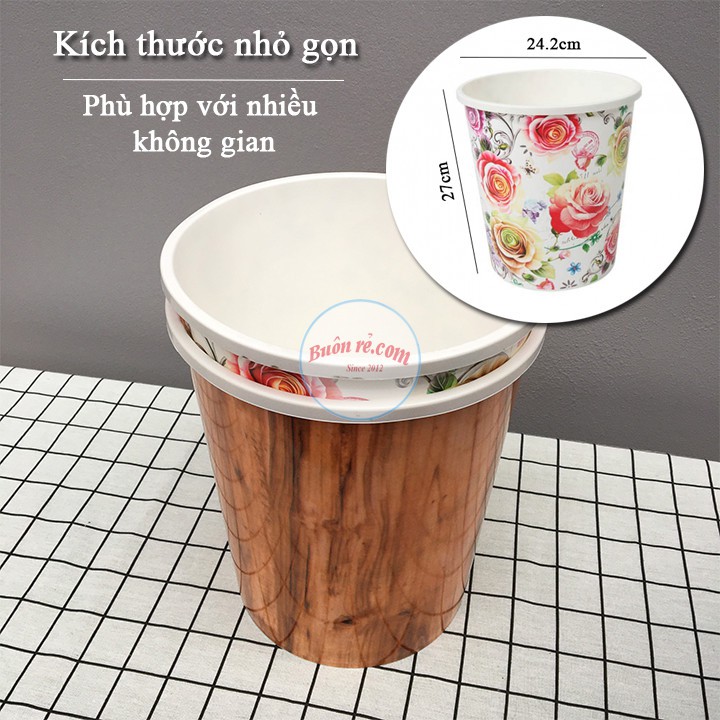 XÔ RÁC 33 - Nhựa Song Long - XÔ NHỰA XÁCH NƯỚC