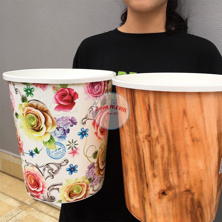 XÔ RÁC 33 - Nhựa Song Long - XÔ NHỰA XÁCH NƯỚC