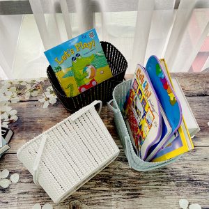 GIỎ NHỰA CÓ QUAI SÁCH